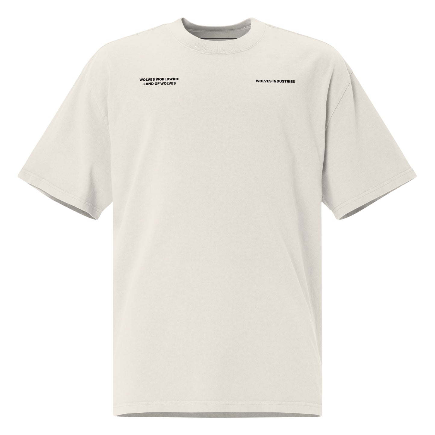 Wolves Industries ® WFM Worldwide Oversized faded t-shirt