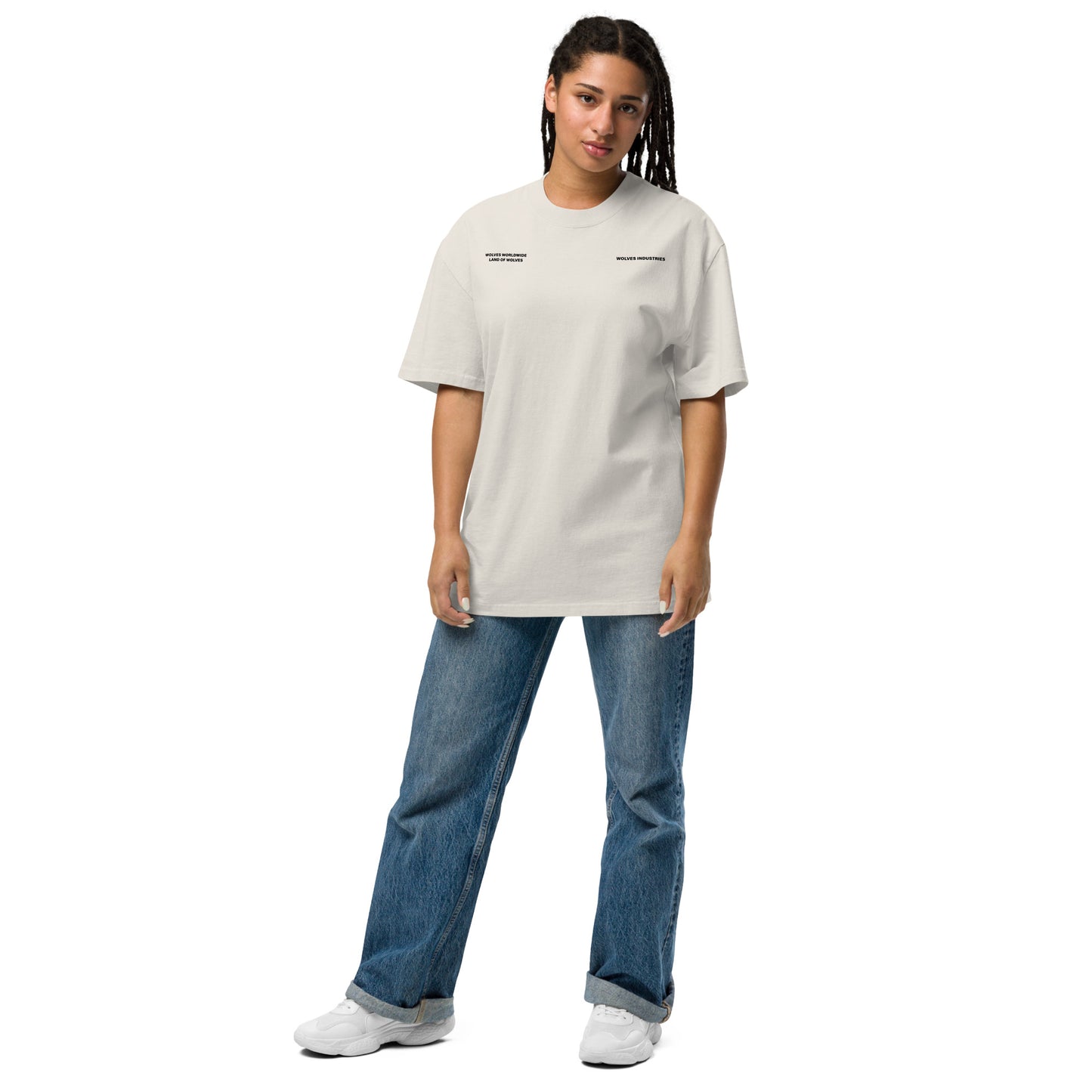 Wolves Industries ® WFM Worldwide Oversized faded t-shirt