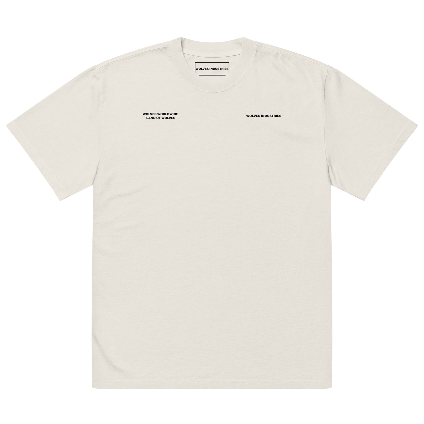Wolves Industries ® WFM Worldwide Oversized faded t-shirt