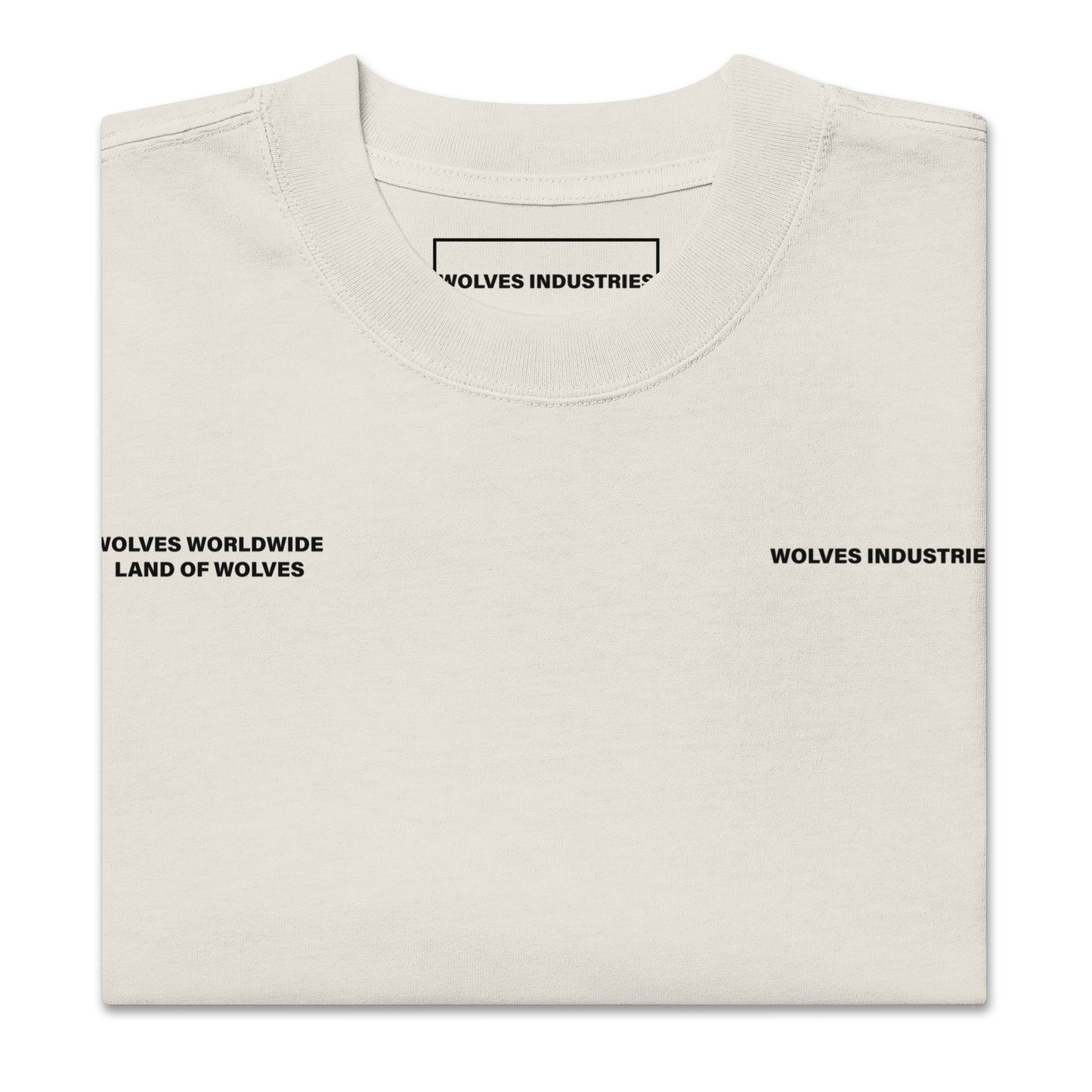 Wolves Industries ® WFM Worldwide Oversized faded t-shirt