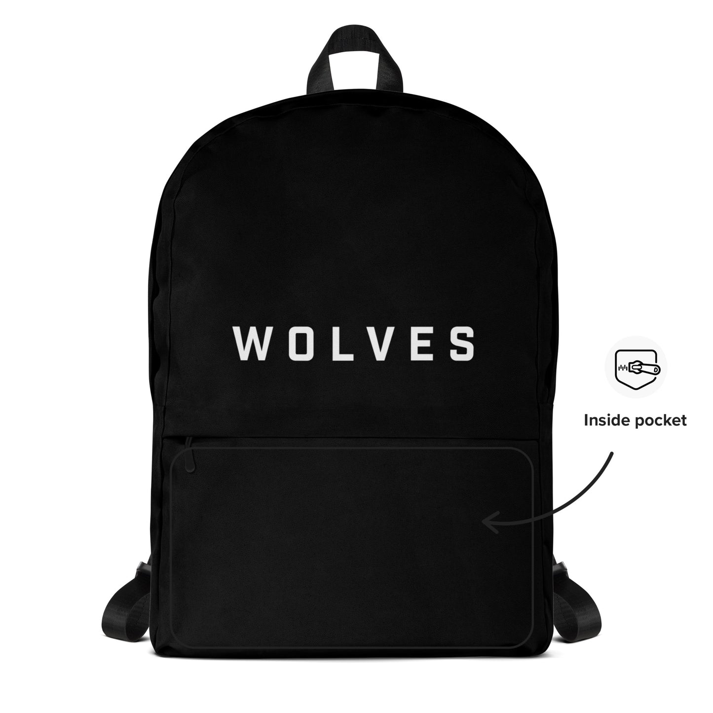 WOLVES ® BLACK MB Backpack