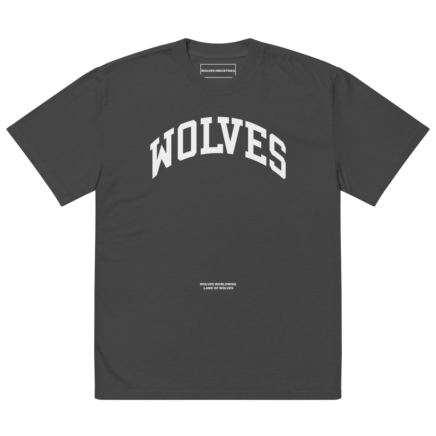 Wolves Industries A1A Oversized faded black t-shirt