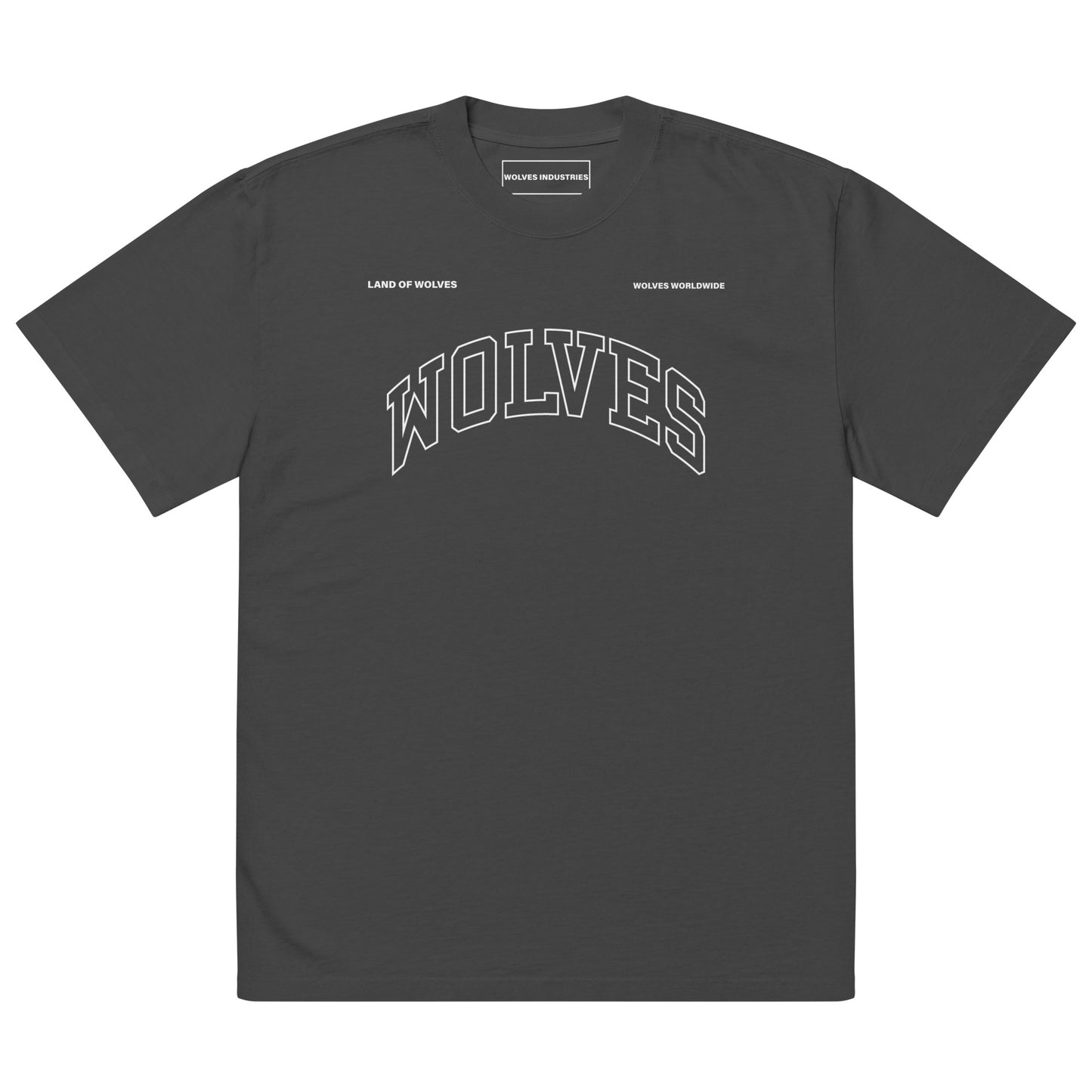 Wolves Industries A1G Oversized faded black t-shirt