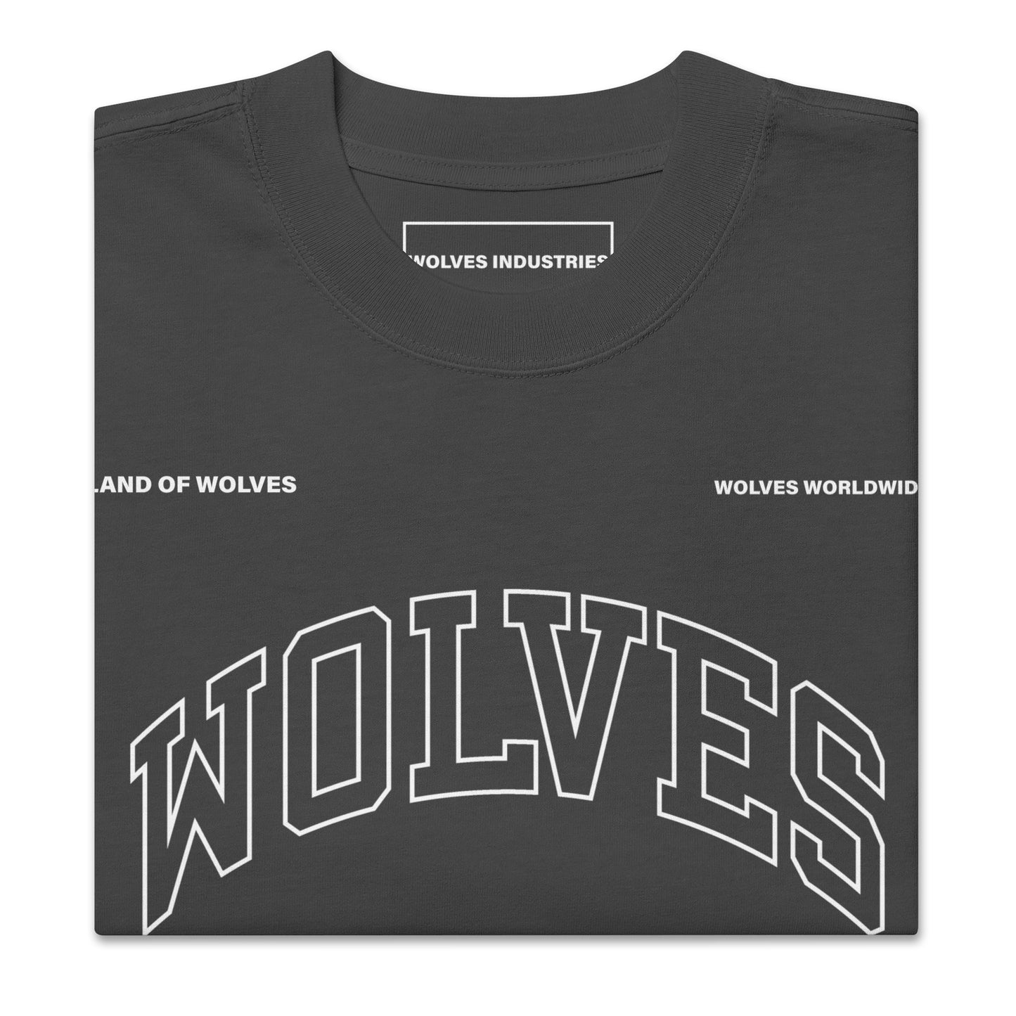 Wolves Industries A1G Oversized faded black t-shirt