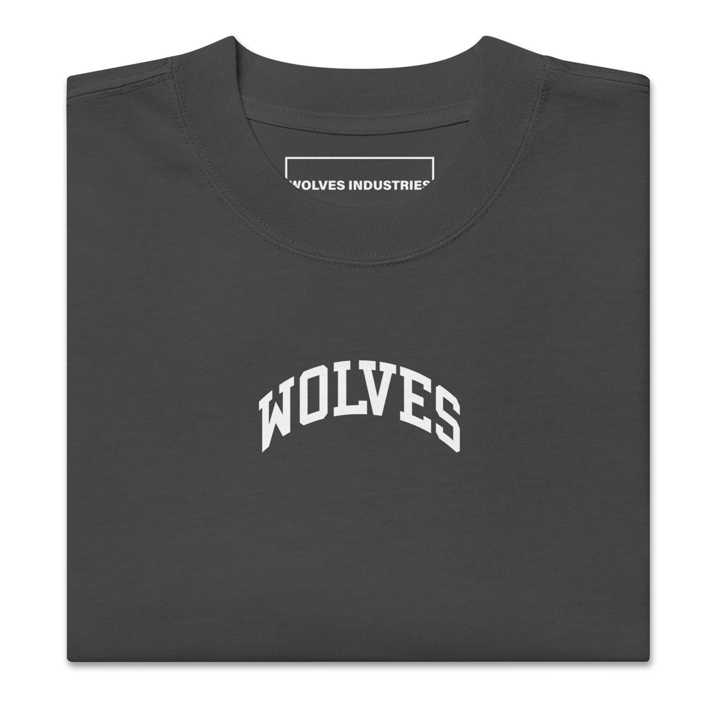 Wolves Industries ZIG Oversized faded black t-shirt