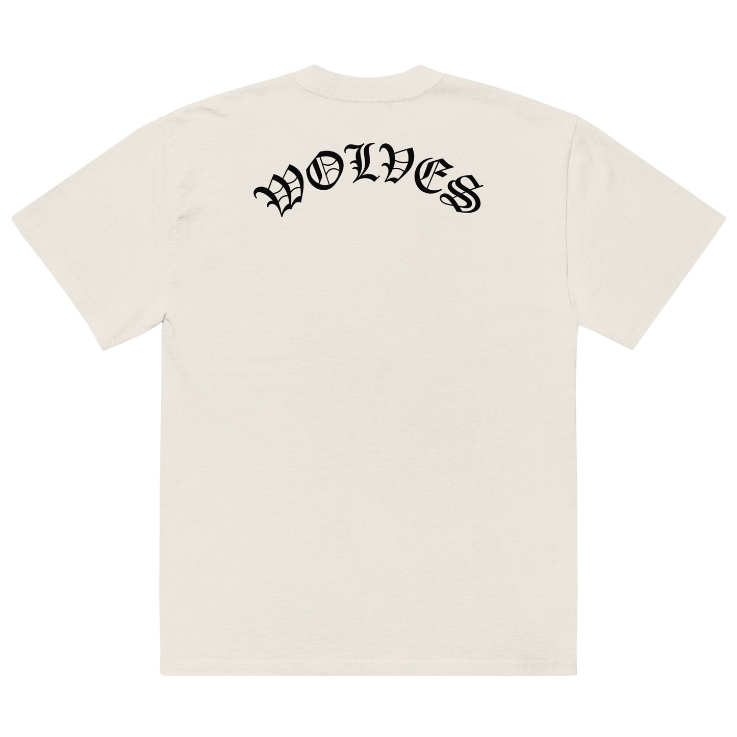 Land of Wolves DLR Oversized faded white t-shirt