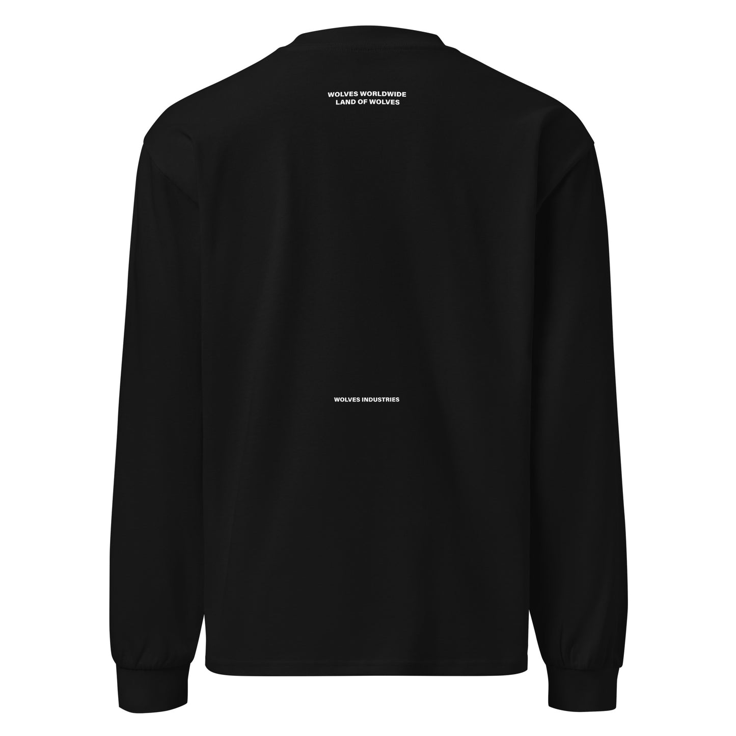 Live Like Wolves LLW Premium heavyweight black long sleeve shirt