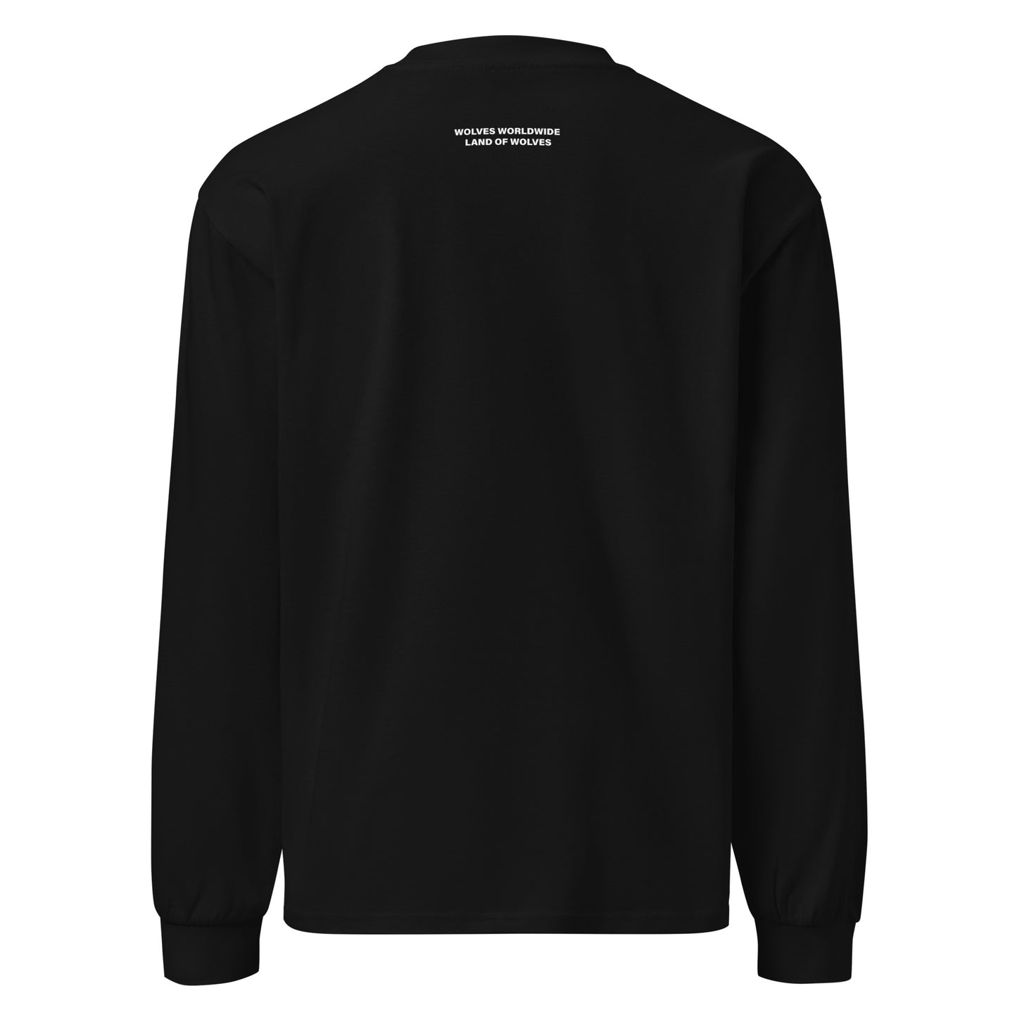 Wolves Industries MQM Premium black heavyweight long sleeve shirt