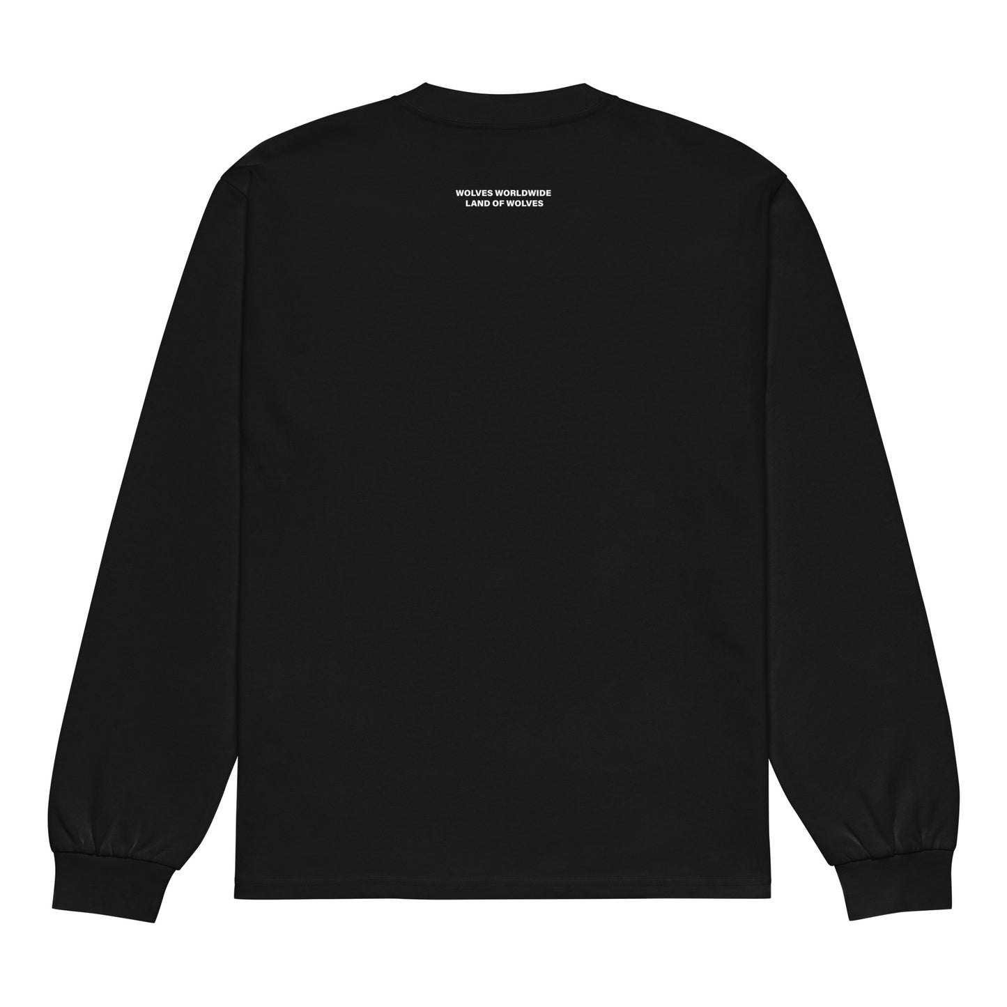 Wolves Industries MQM Premium black heavyweight long sleeve shirt