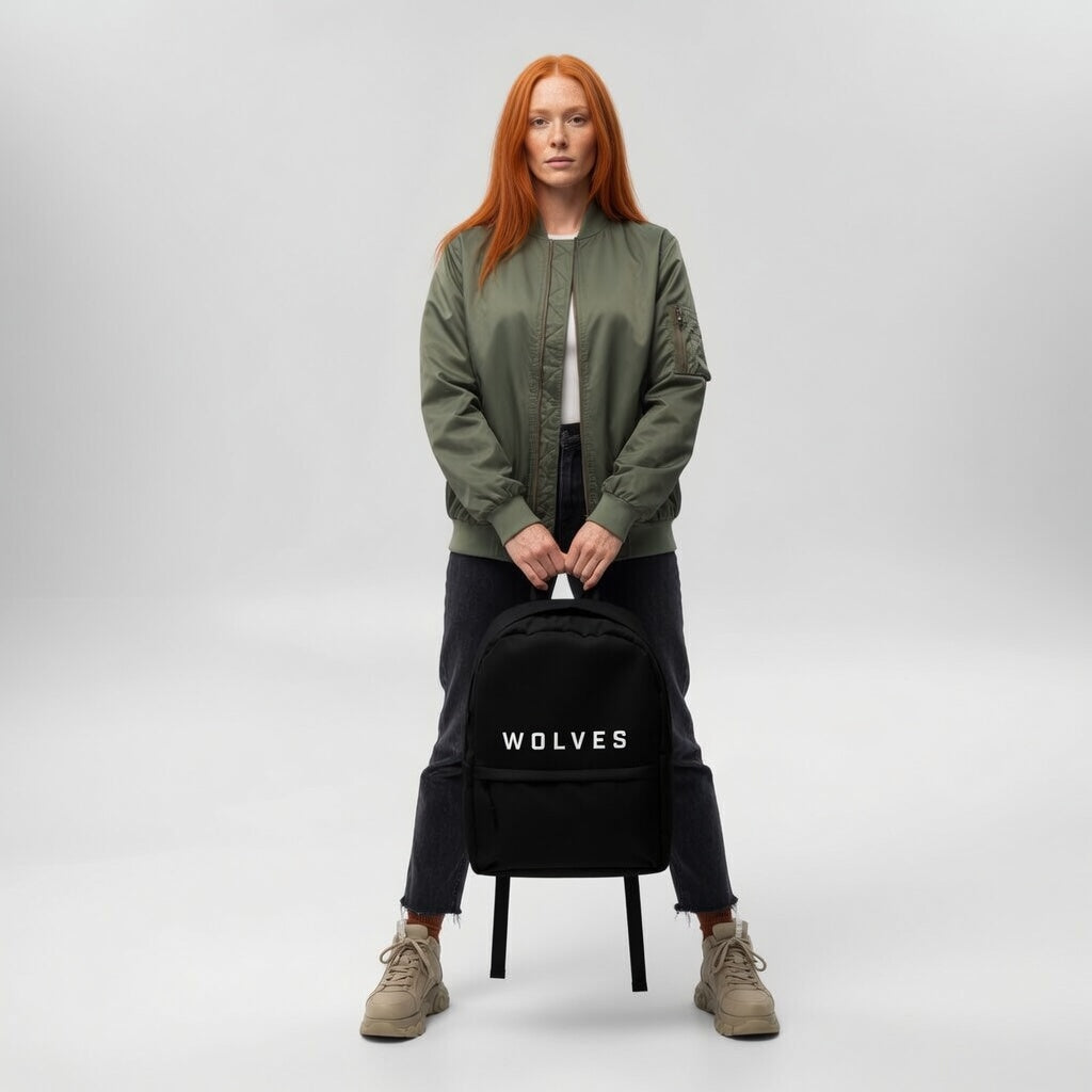 WOLVES BLACK MB Backpack
