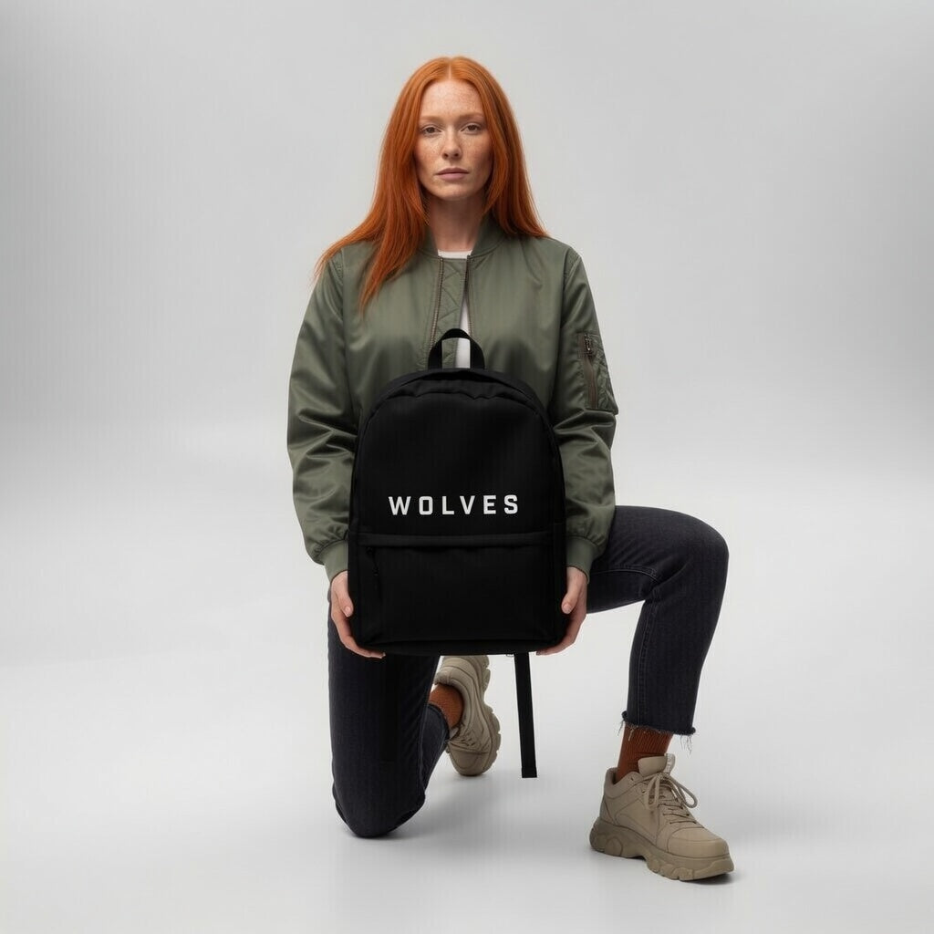 WOLVES BLACK MB Backpack