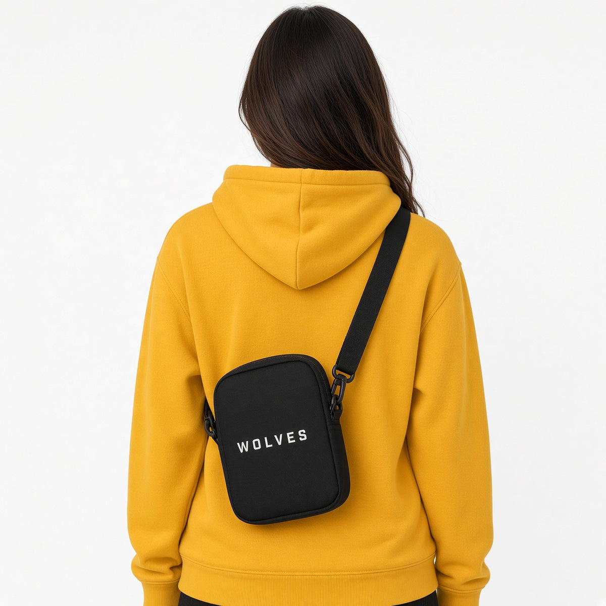 WOLVES ® BLK IND Utility crossbody bag