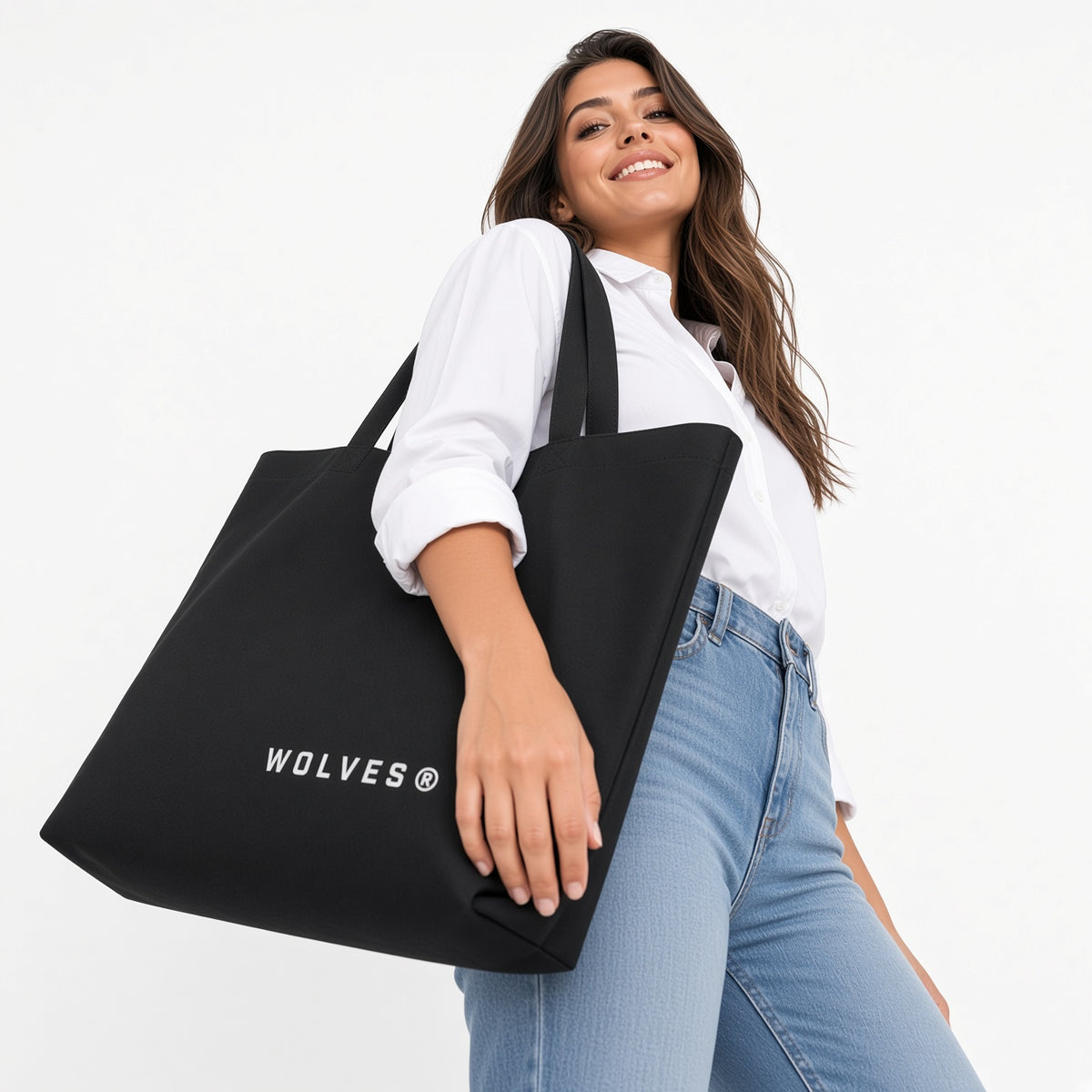 WOLVES ® T2 Large organic tote bag